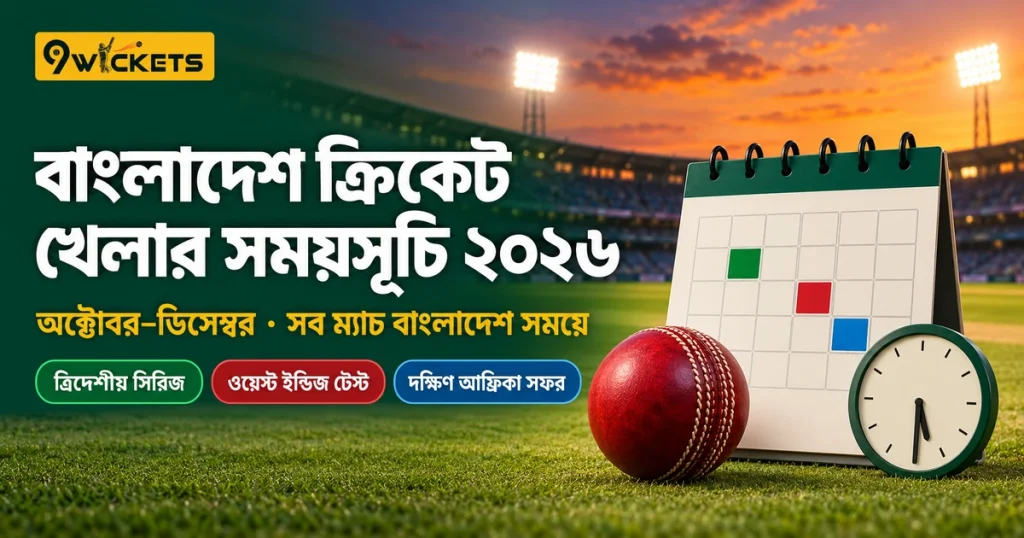 বাংলাদেশ ক্রিকেট খেলার সময়সূচি